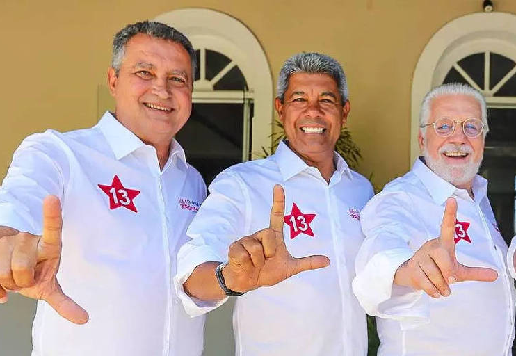 PT amplia força na Bahia com reeleição de Jerônimo e vitória de Rui Costa e Jaques Wagner