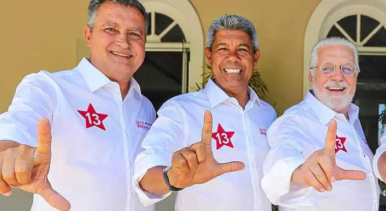 PT amplia força na Bahia com reeleição de Jerônimo e vitória de Rui Costa e Jaques Wagner