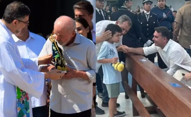 Dia de Nossa Senhora: Lula participa de missa restrita na capela do Alvorada; evangélico, Flávio vai à Catedral de Brasília