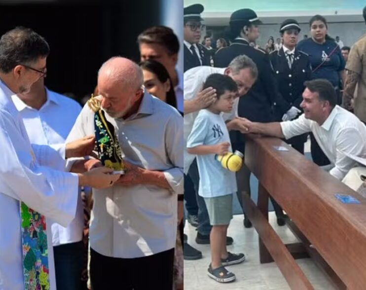 Dia de Nossa Senhora: Lula participa de missa restrita na capela do Alvorada; evangélico, Flávio vai à Catedral de Brasília